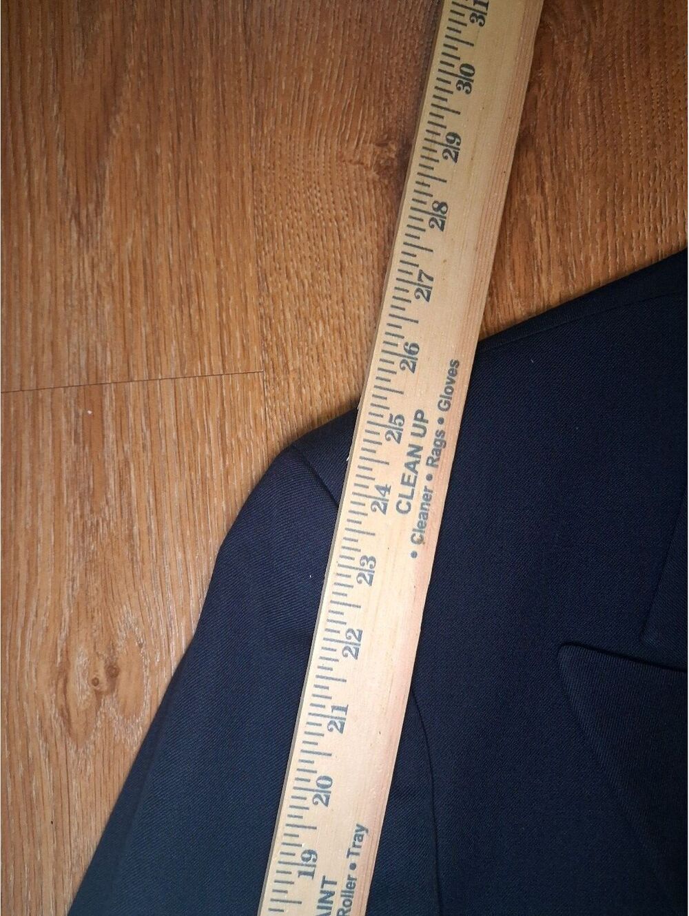 Givenchy Double Breasted Blazer Sport Coat 42R Navy Wool - Picture 9 of 10